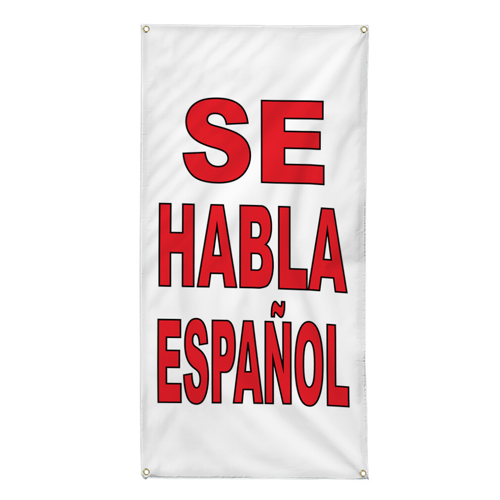 Vertical Vinyl Banner Multiple Sizes Outdoor Weatherproof Industrial Yard Signs