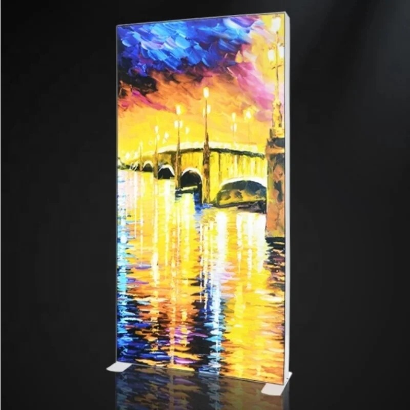 6ft*6ft LED Frameless Fabric Light Box Customize Trade Show Advertising Display