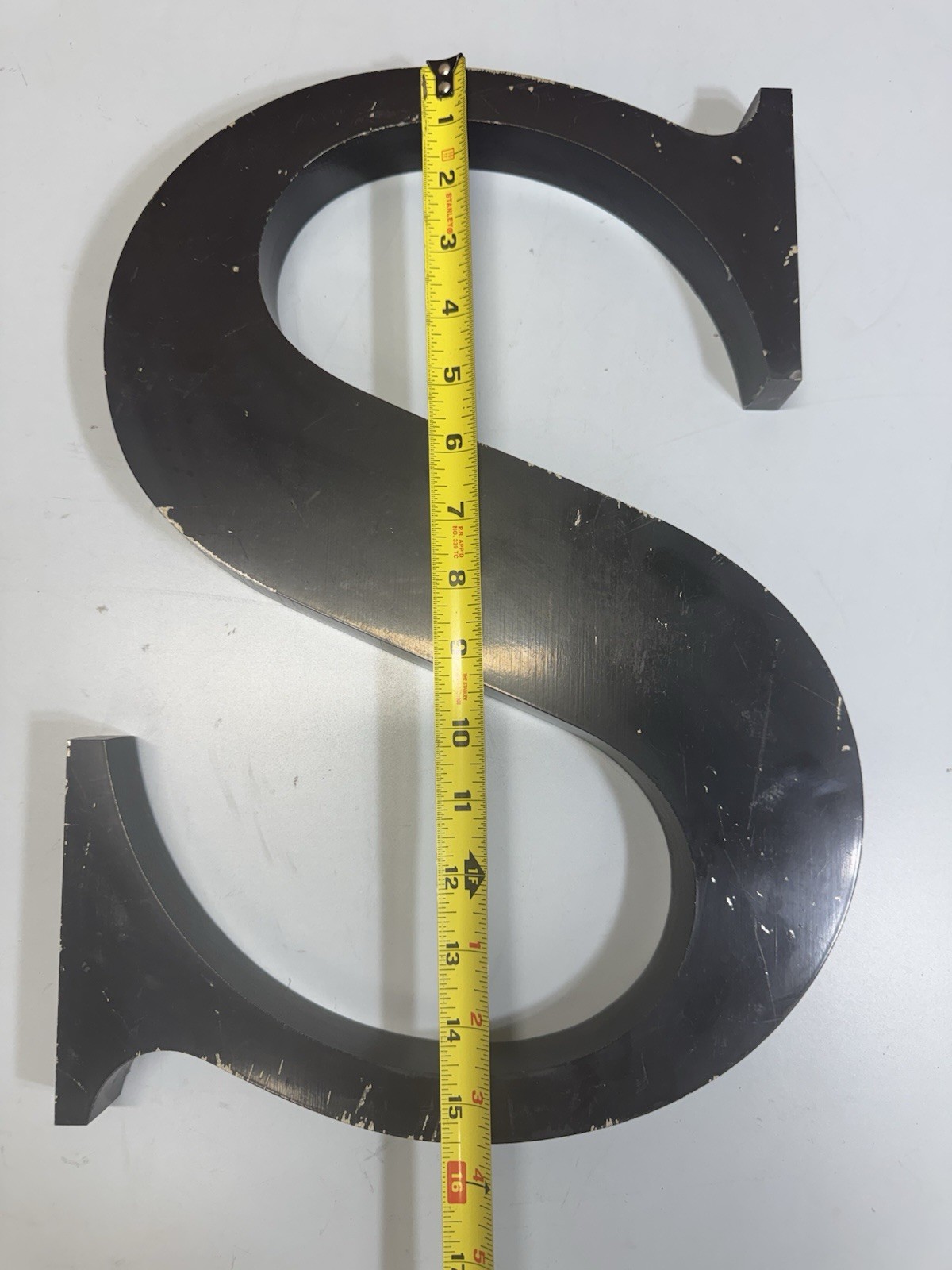 Gemini Inc 15” Cast Aluminum Architectural Letter Sign Black Commercial Letters