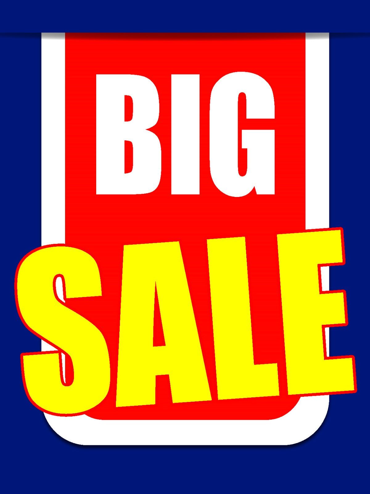 Big Sale Business | Retail Window Display Sign | 18&Prime;W x 24&Prime;H