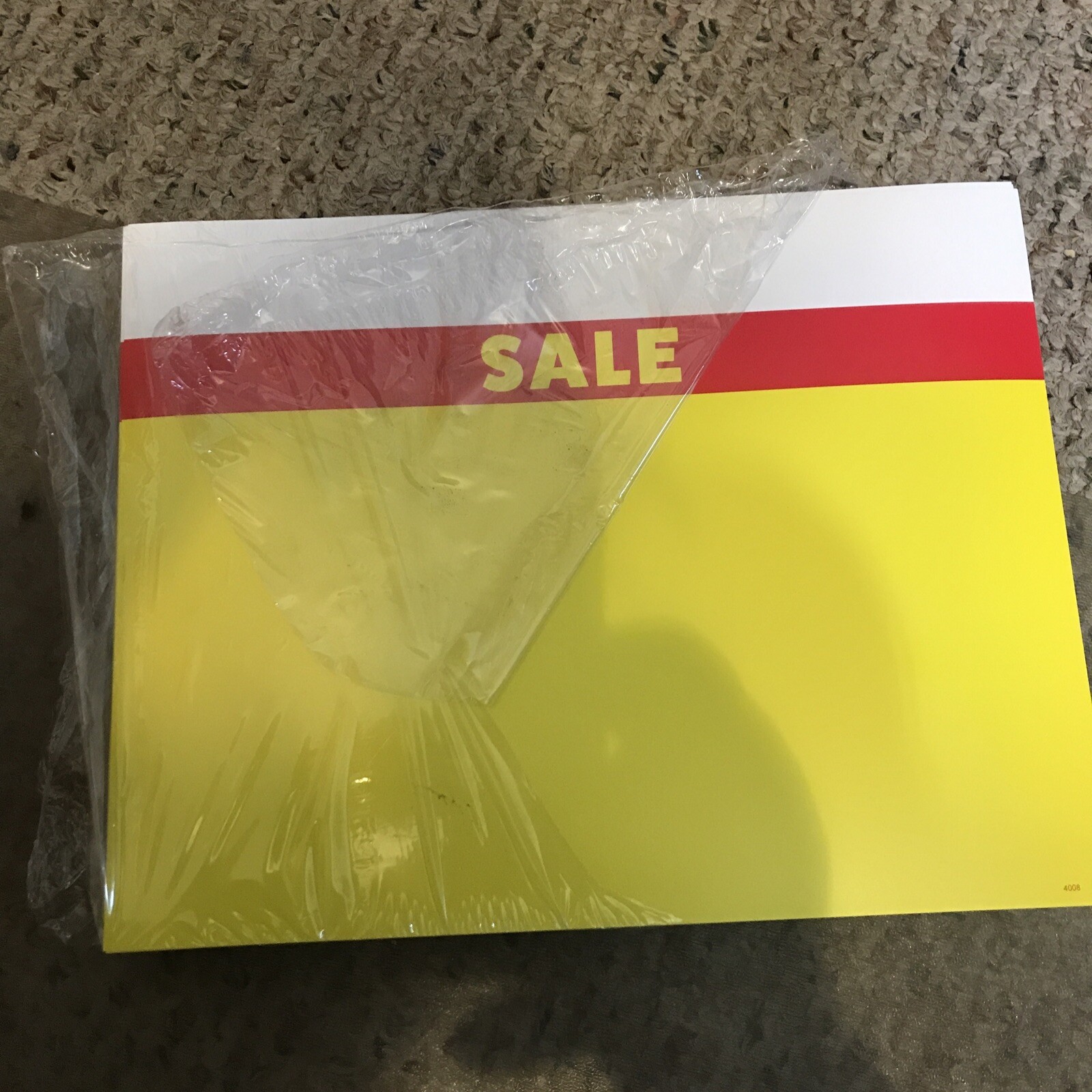 1000 x 8.5 x 11&Prime; Sale price cards for Retail Stores Signage Very Nice Signs
