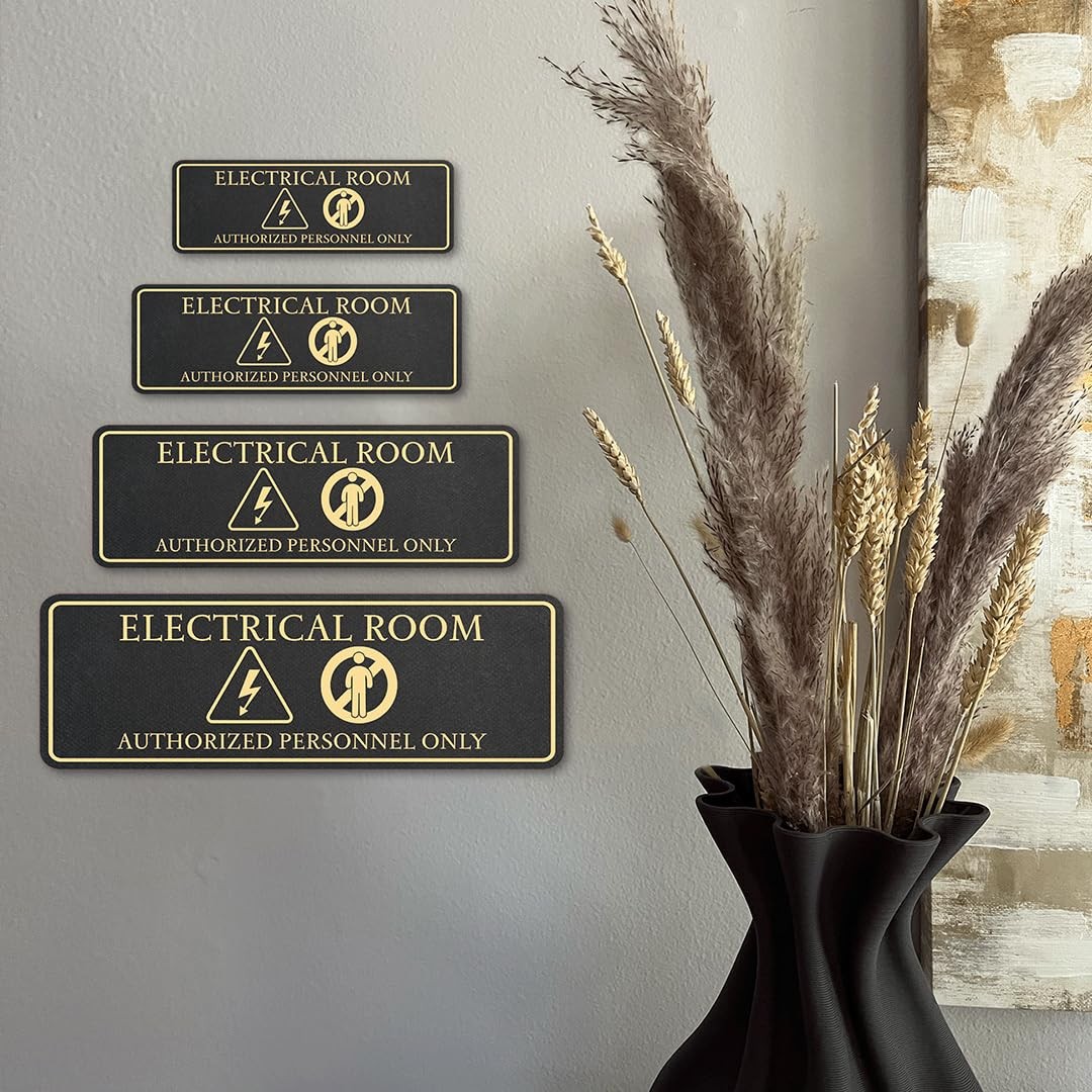 Standard Plus Electrical Room Authorized Personnel Only Wall or Door Sign