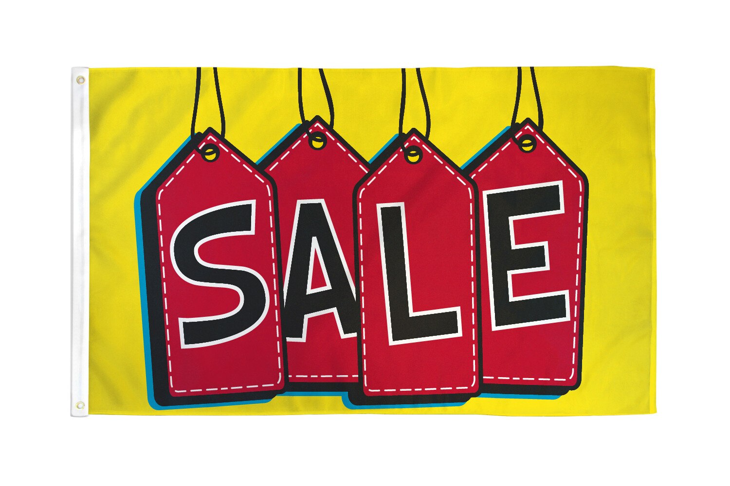 Sale Flag 3x5ft Sale Banner Bandera de Venta Advertising Sale Flag Red Tag