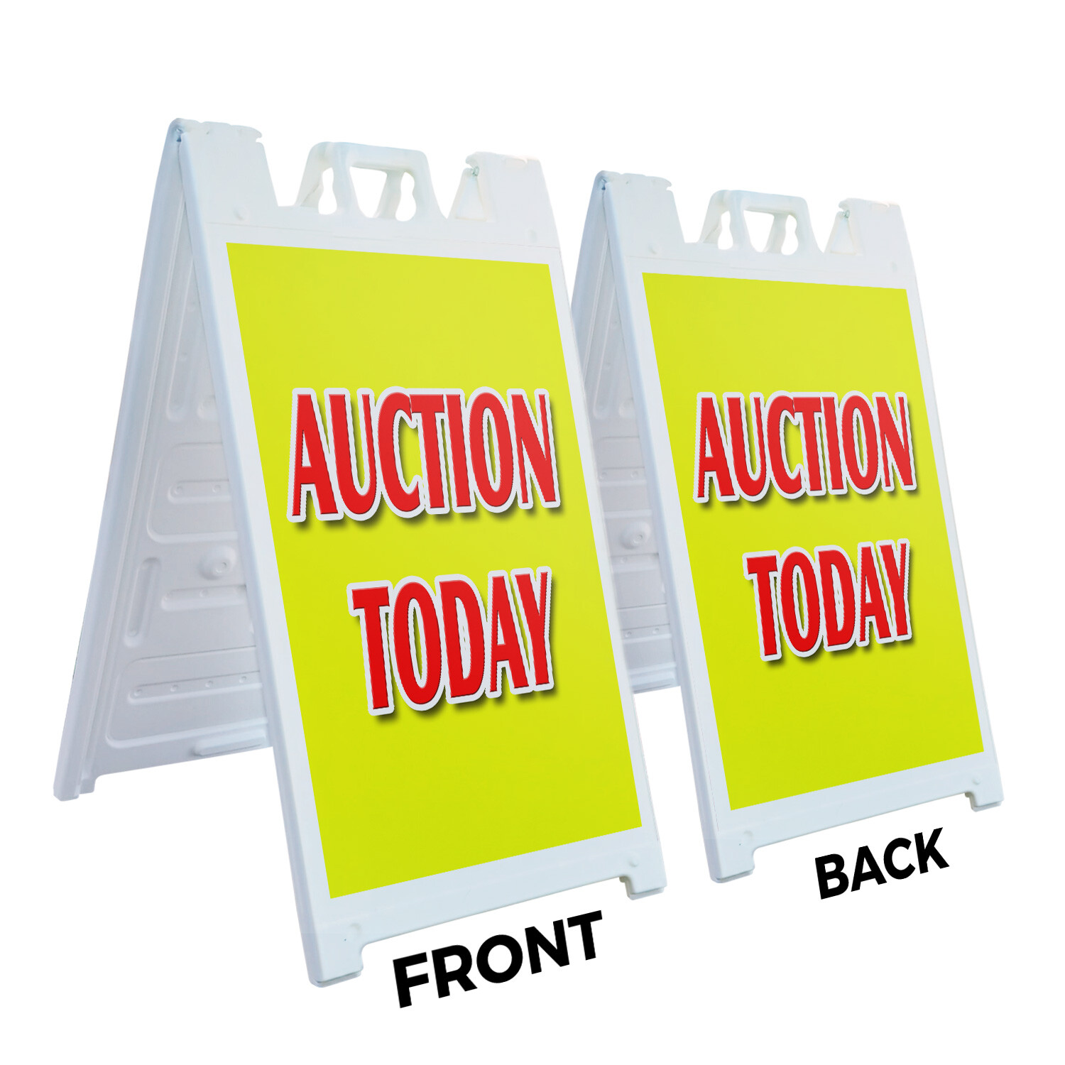 A-frame Sidewalk Auction Today 24&Prime; x 36&Prime; Double Sided A-Frame Sidewalk Sign