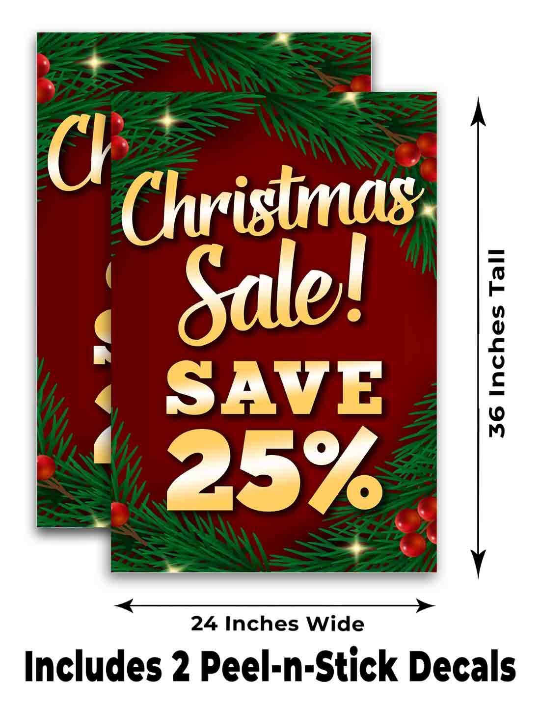 CHRISTMAS SALE SAVE 25% Signicade 24×36 A Frame Sidewalk Sign Double Sided