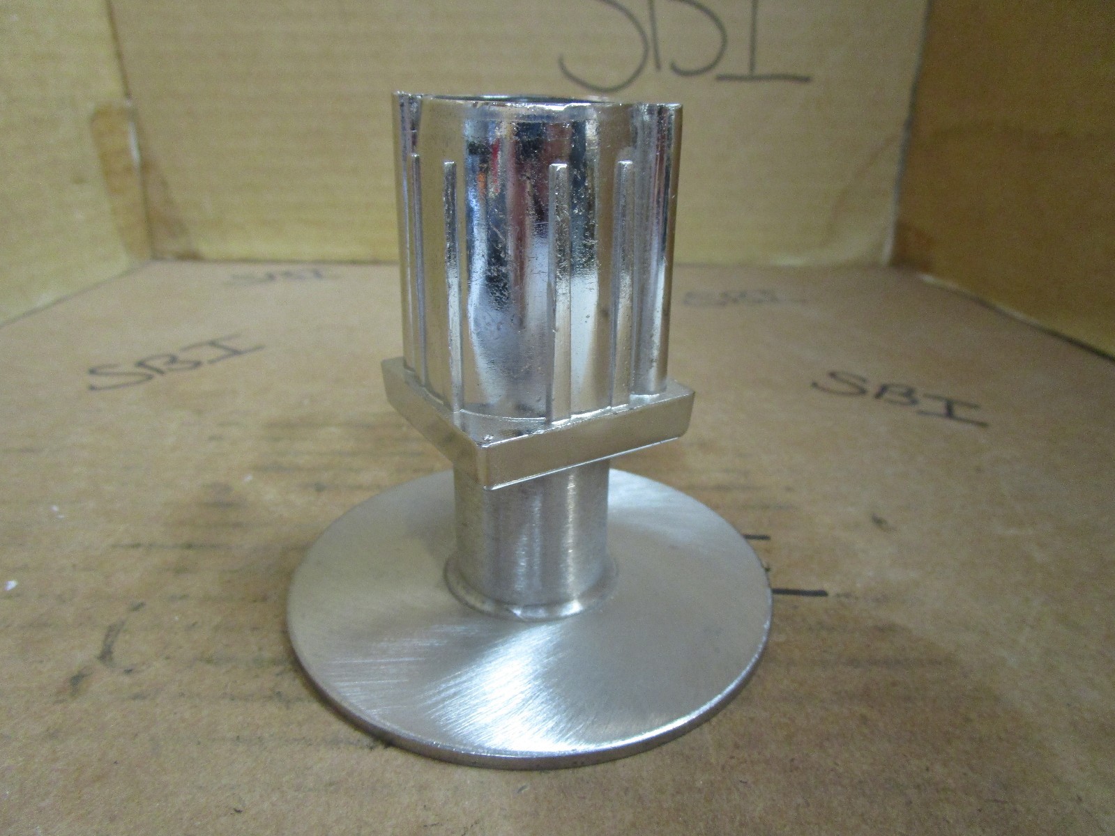 Resturaunt Equip A14-0653-C S/S Adjustable Foot Leg Feet Insert 1-1/2&Prime; Square