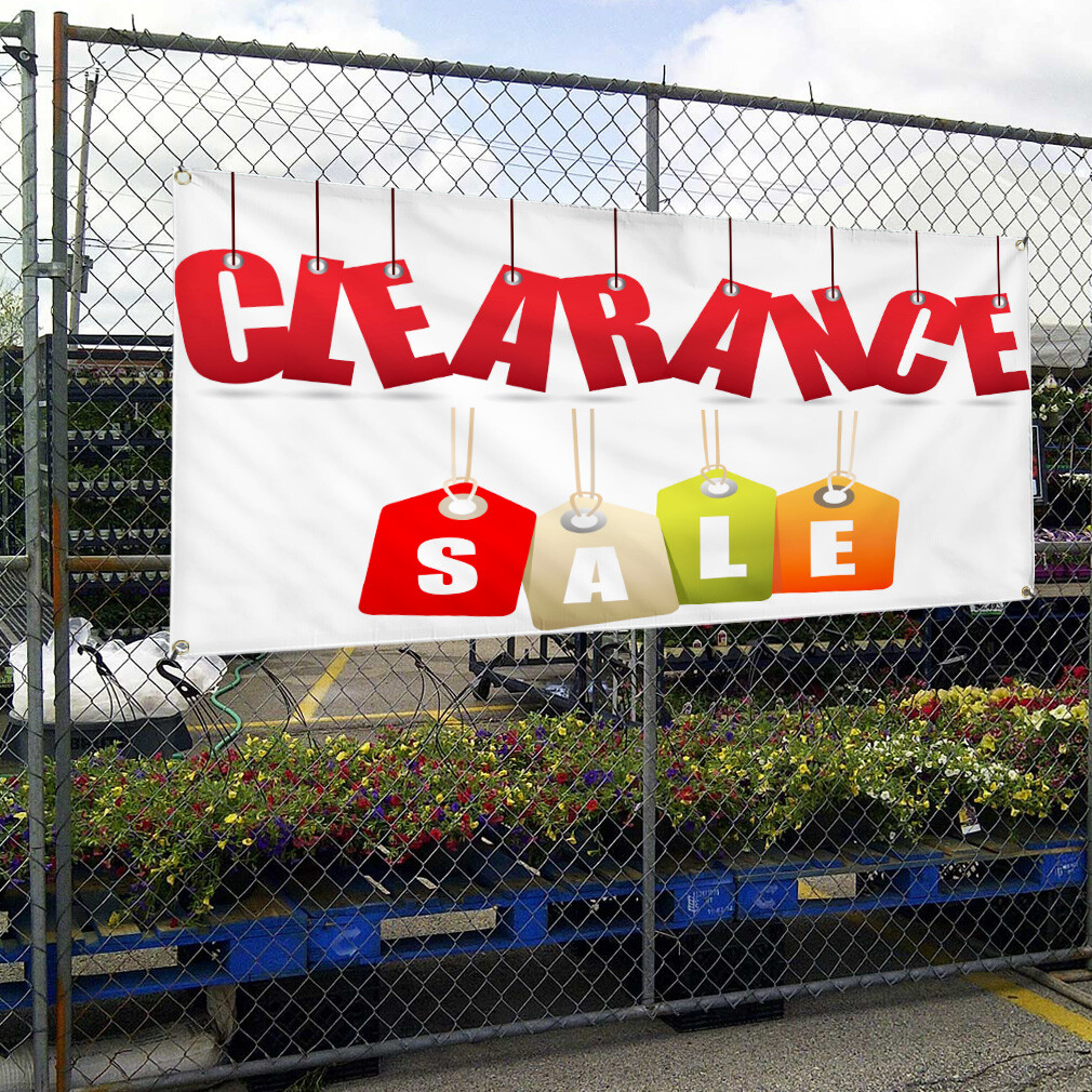 Vinyl Banner Multiple Sizes Closing out Deal with Icons B Business Outdoor