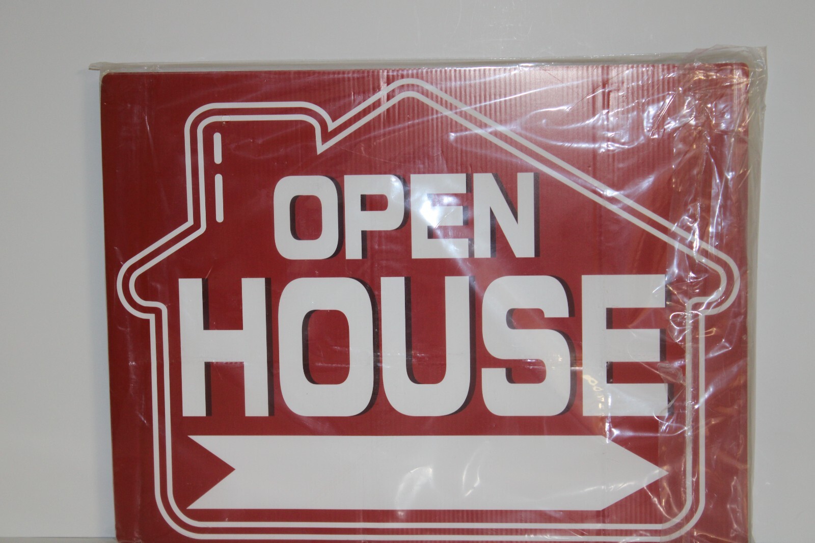 Open House Signs 5 Pack 16&Prime; x 12&Prime; Double-Sided Yard Signs with Metal H Stakes…