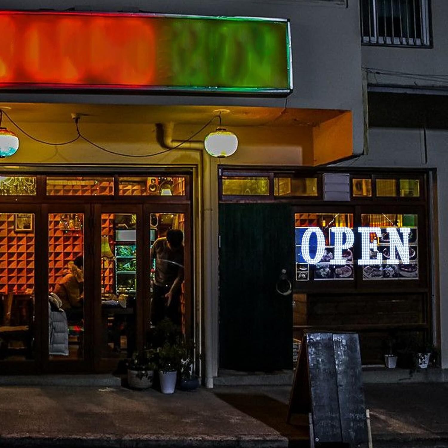 Super Bright 30&Prime;x10&Prime; Large LED Open Sign for Business with Hanging Installation