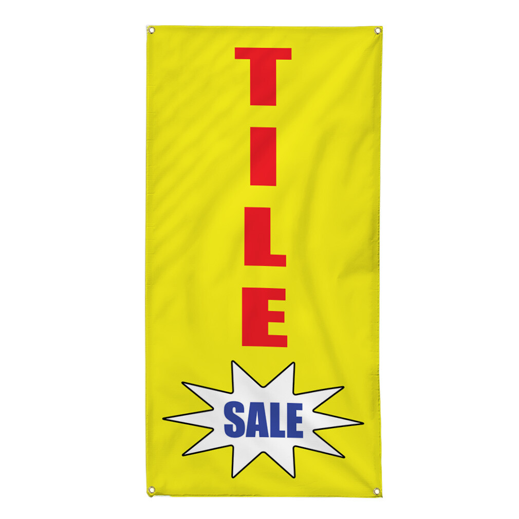 Vertical Vinyl Banner Multiple Sizes Tile Deal Promotion Business Business
