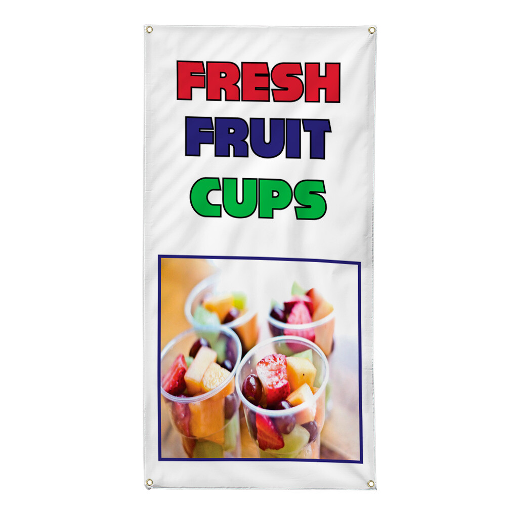 Vertical Vinyl Banner Multiple Sizes Outdoor Weatherproof Industrial Yard Signs