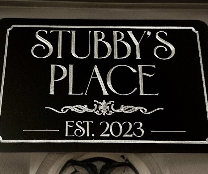 Engraved Personalized Custom Company Business Street Address Metal Sign 15×9.5