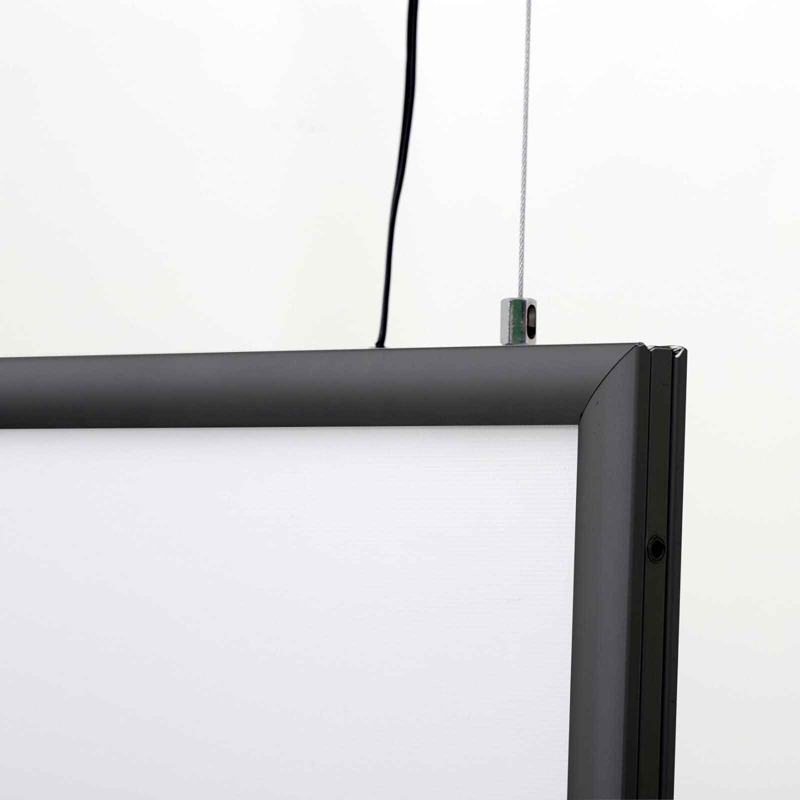 LEDbox Double Sided LED Backlit Poster Frame Black 18×24/24×36 inch Sign Holder
