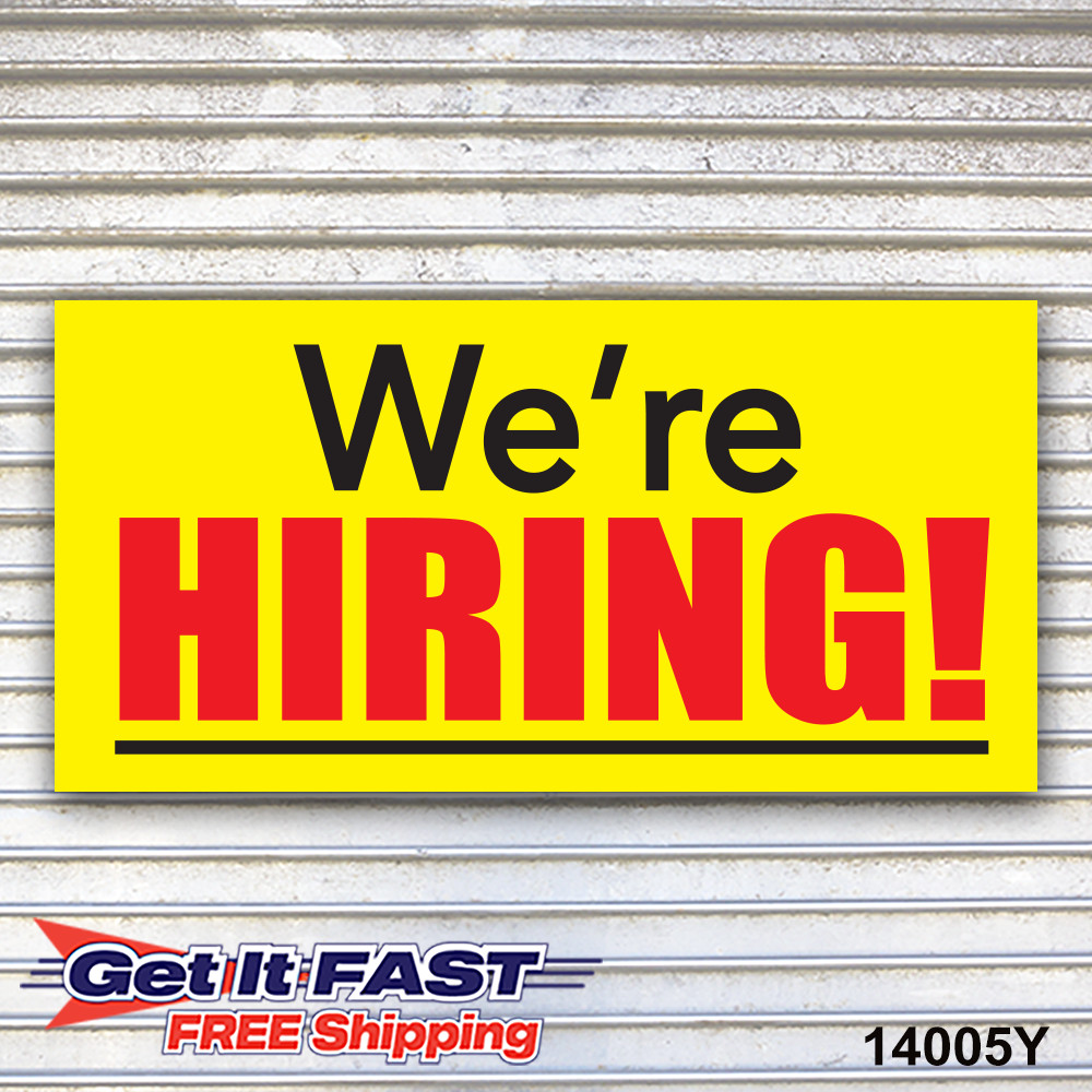 We&rsquo;re Hiring! Banner