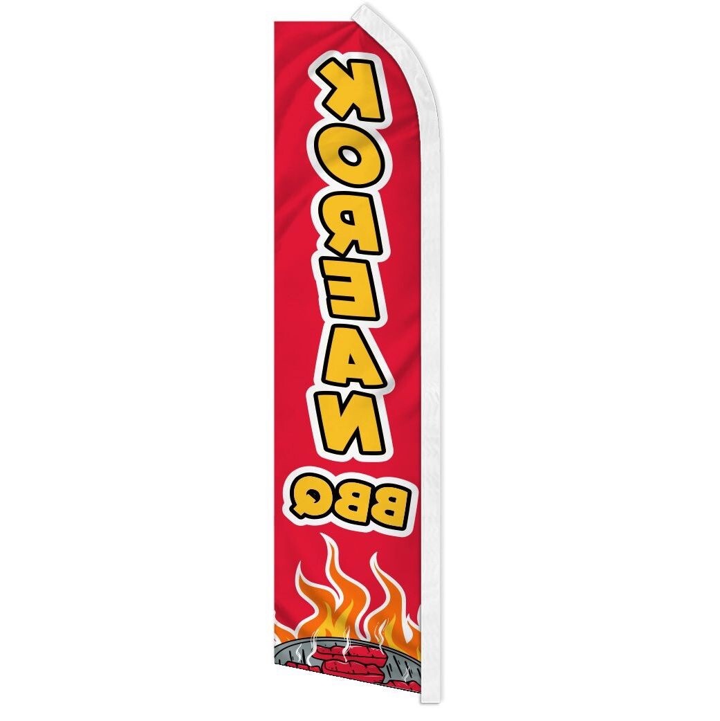 KOREAN BBQ advertising super flag polyester banner sign *POLE NOT INCLUDED*