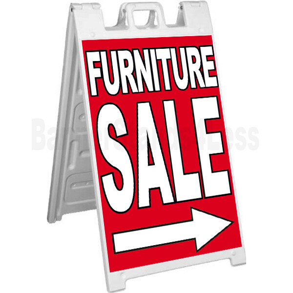 FURNITURE SALE – Signicade A-Frame Sign Sidewalk Sandwich Pavement Sign rb