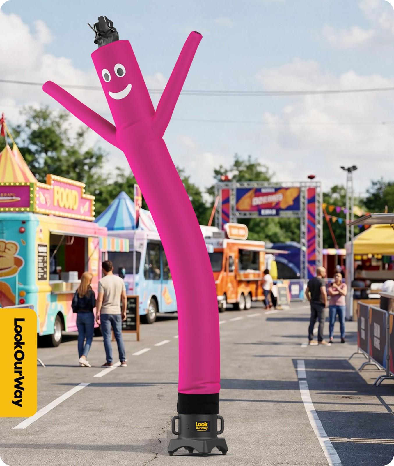 Lookourway Air Dancers Inflatable Tube Man Attachment – 10 Feet Tall Wacky