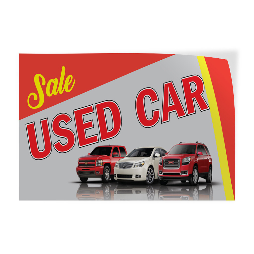 Decal Stickers Sale Used Car Outdoor Advertising Printing Vinyl Store Sign Label