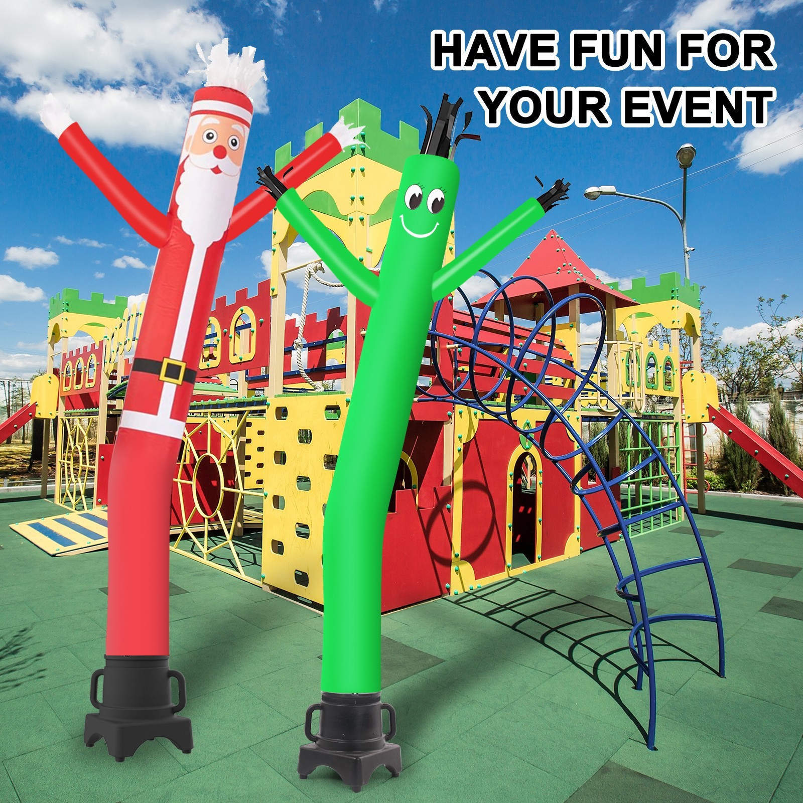 Mounto 8ft Inflatable Christmas Dancer With Blower – Holiday Motion Display