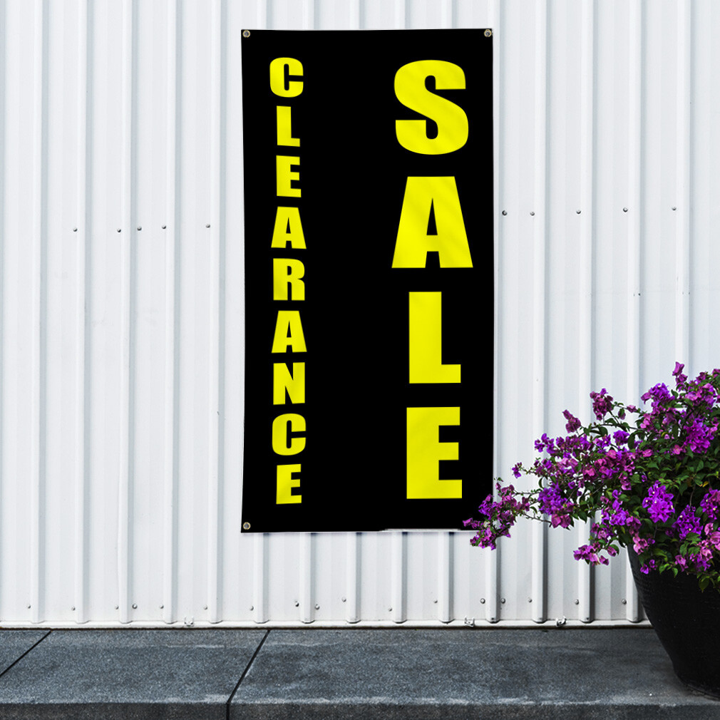 Vertical Vinyl Banner Multiple Sizes Closing out Deal C Business Outdoor