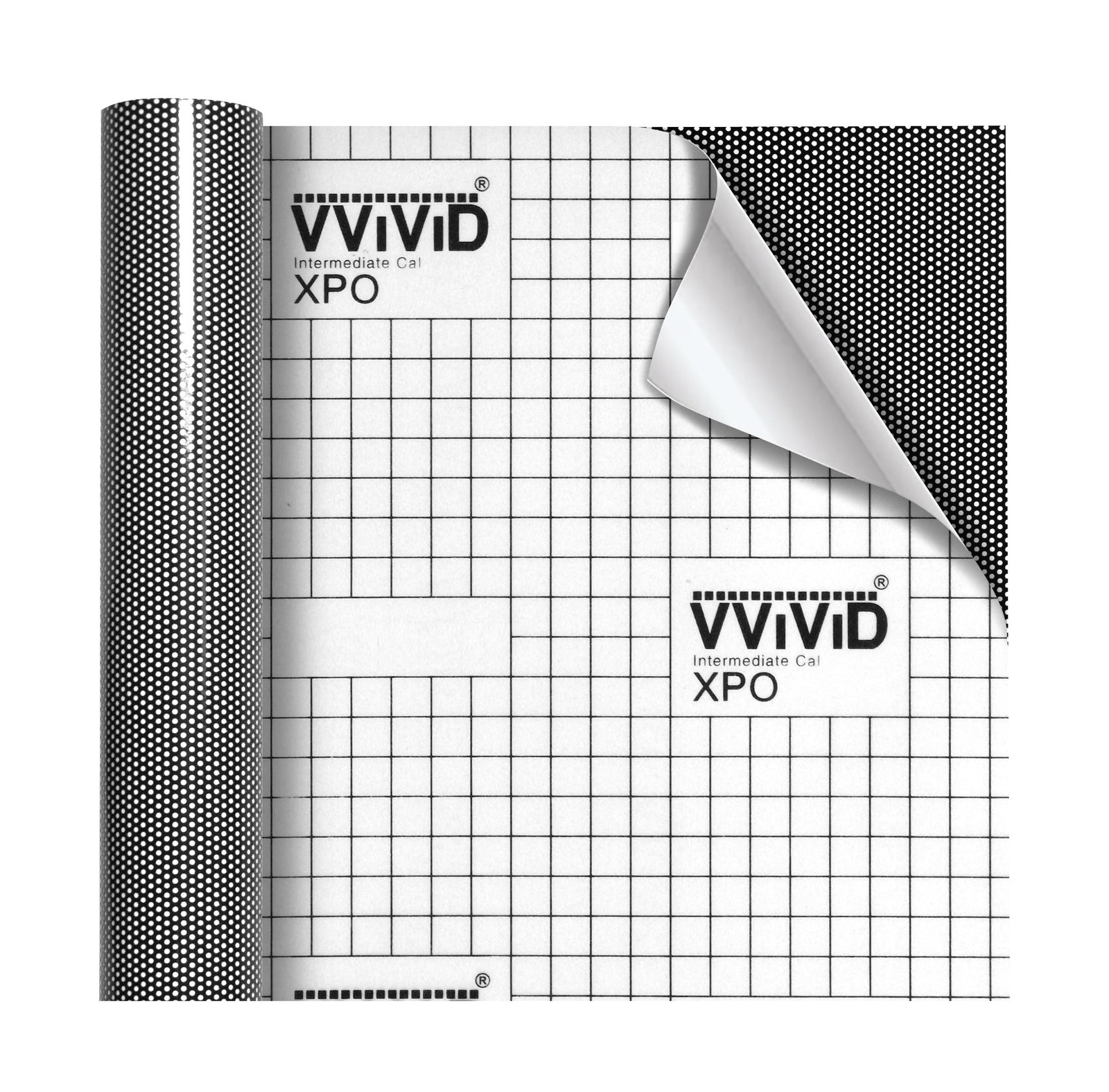 VViViD One-Way Perforated Black Vinyl Privacy Window Film Adhesive Glass Wrap…