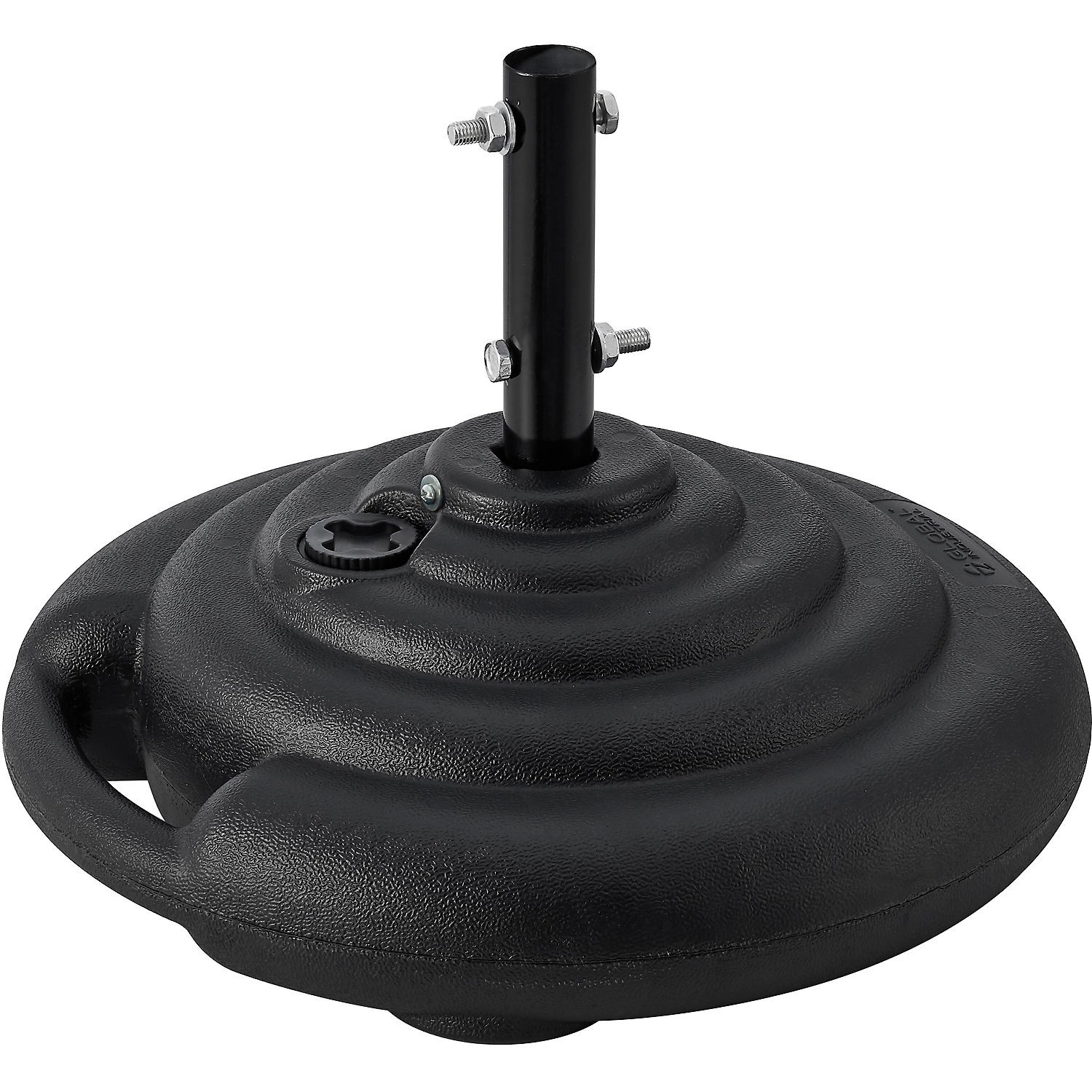 Global Industrial 18&Prime; Diameter Parking Lot Sign Base Black