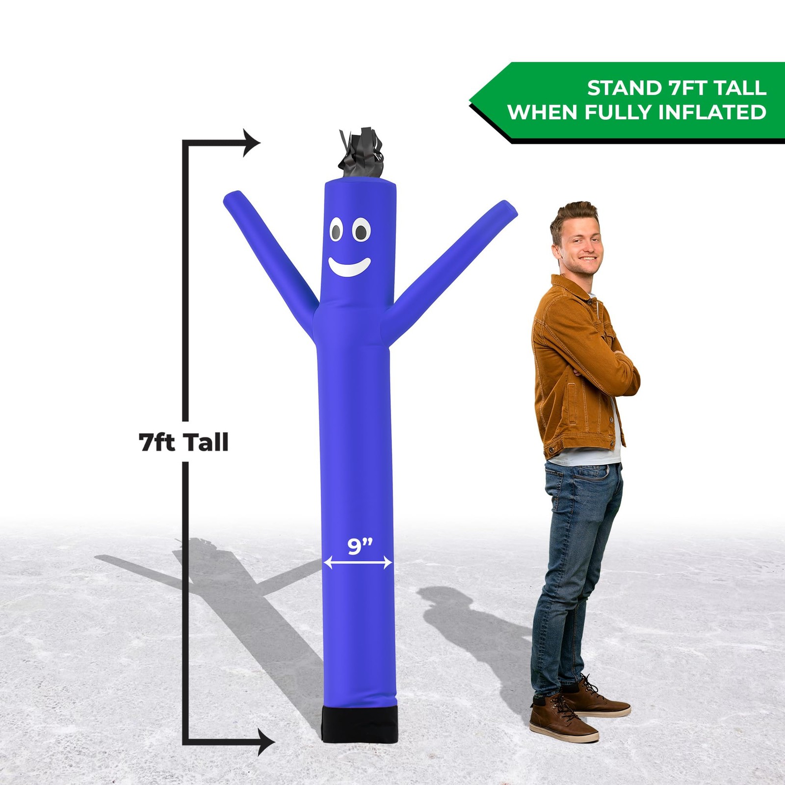 Lookourway Air Dancers Wacky Waving Inflatable Tube Man Attachment – 6 Feet