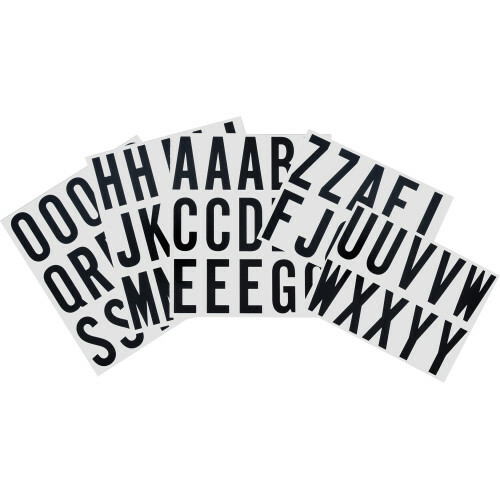 2&Prime; x 1&Prime; Square Cut | Self Adhesive Mylar Letters A-Z