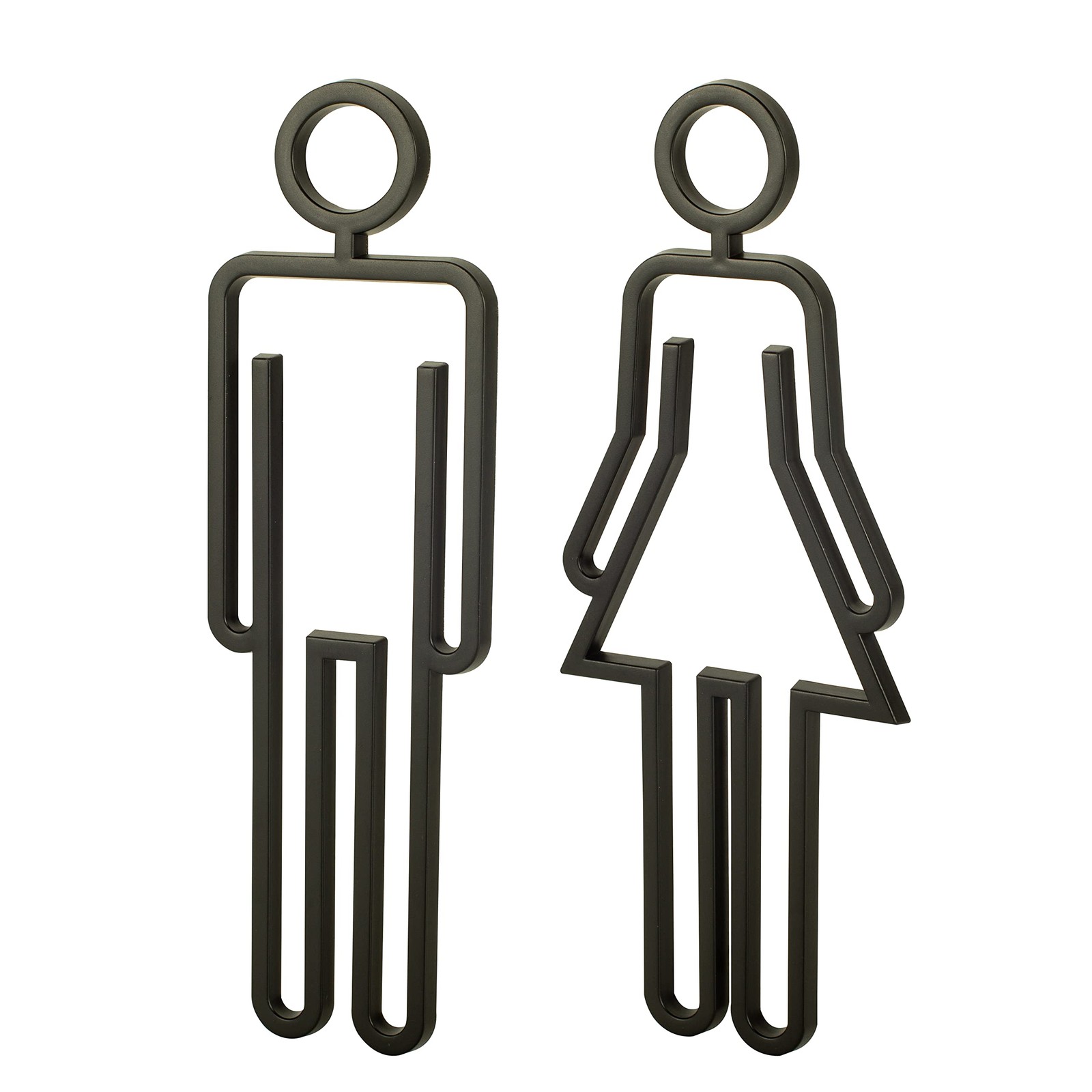 Acrylic Adhesive Backed Men&rsquo;s and Women&rsquo;s Bathroom Sign, Bathroom Door Signs,…