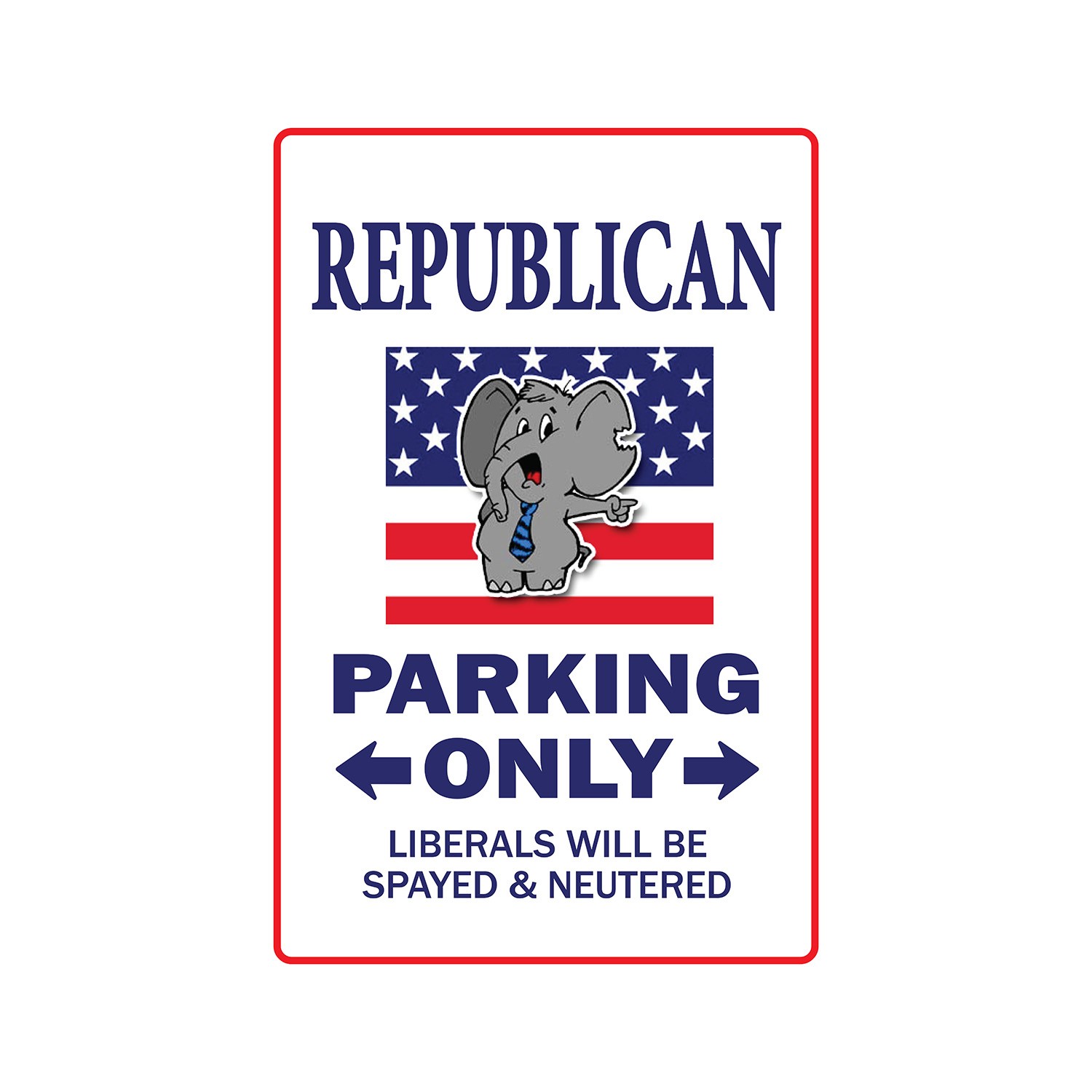 REPUBLICAN Parking Sign Or Decals conservative Romney politics congress