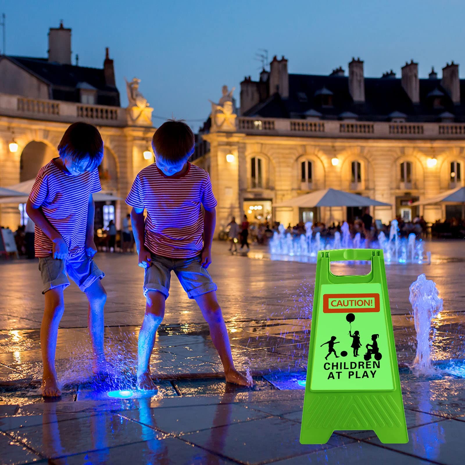 2 Pieces Reflective Kids Playing Sign for Street Slow Down Kids at Play Sign …