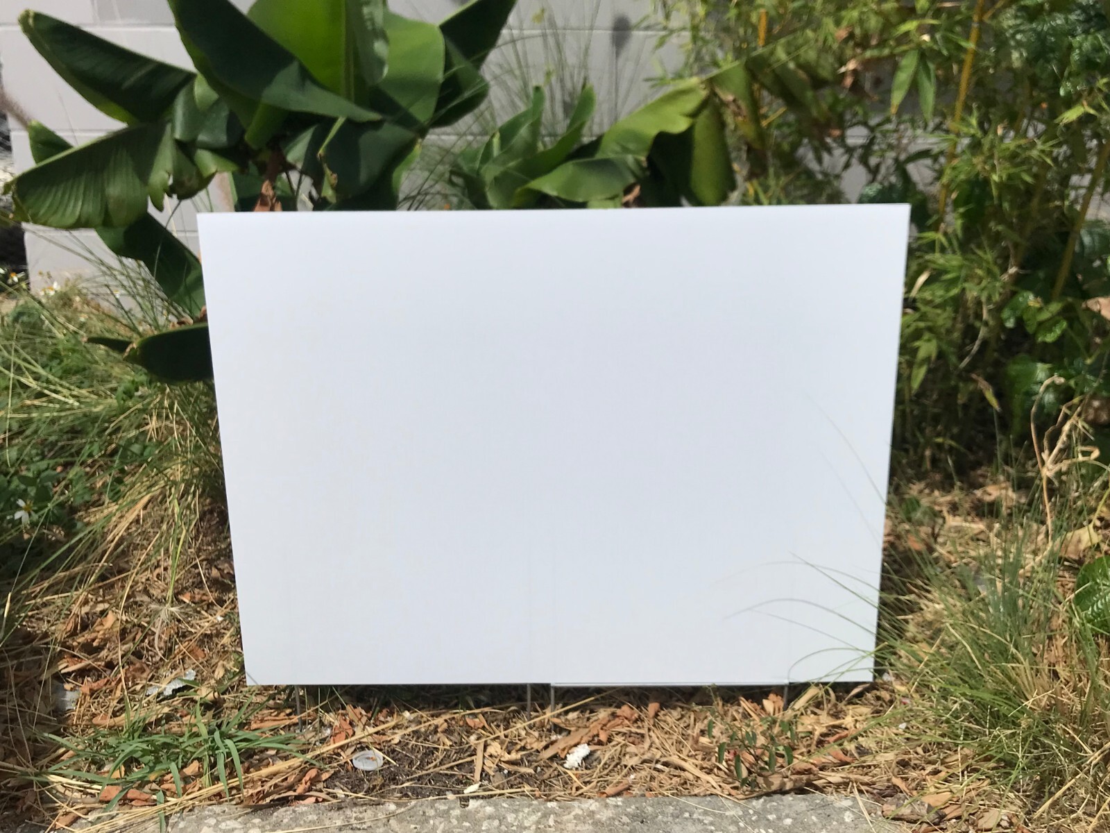 50 Pack White Yard Signs 18 »x24 » & 100 H-Stakes 12 » Brand New Ship Same Day!