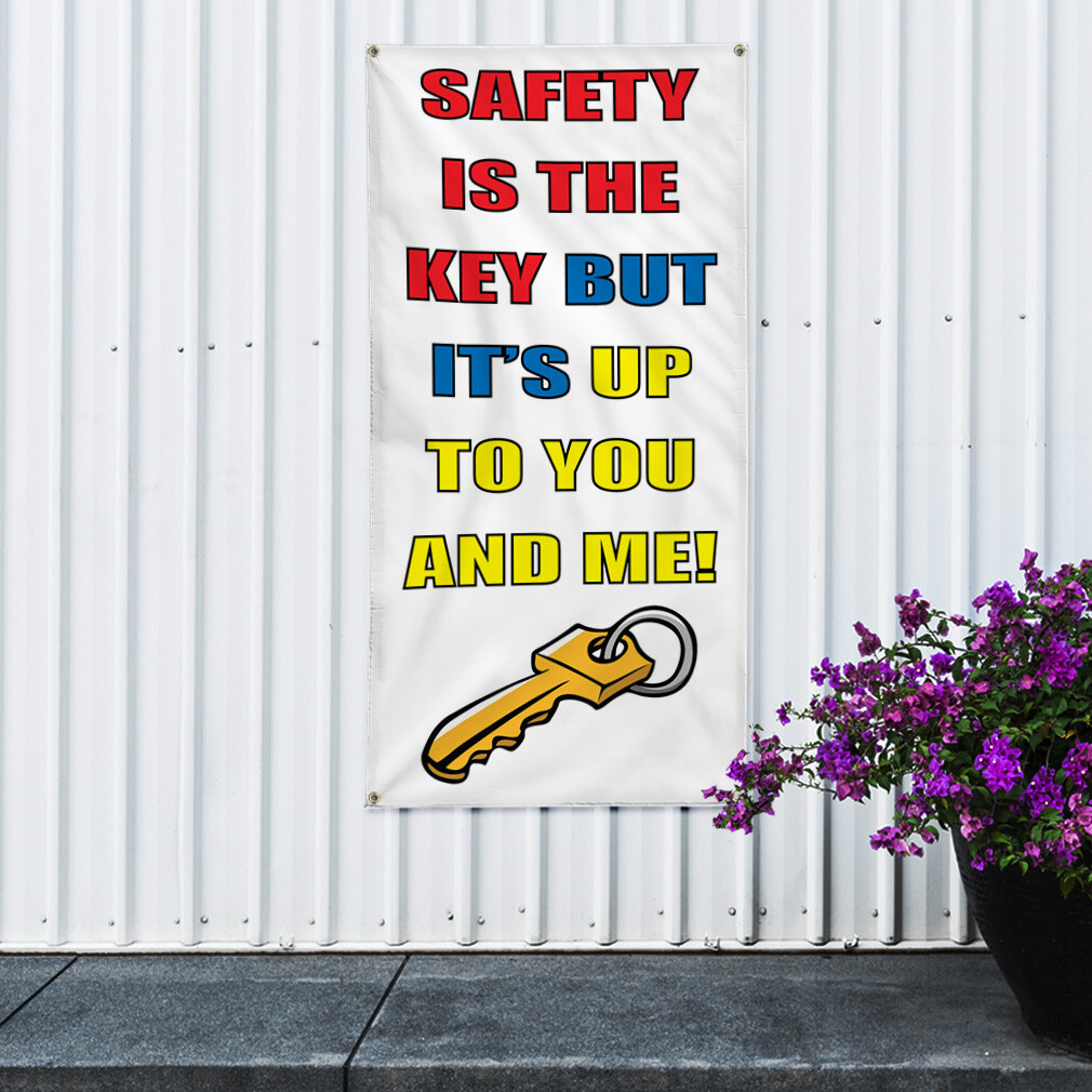Vertical Vinyl Banner Multiple Sizes Outdoor Weatherproof Industrial Yard Signs