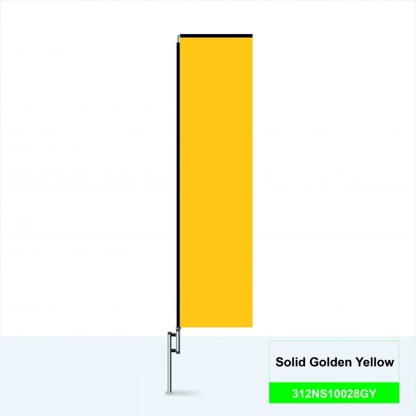 12ft Solid Color Boomer Rectangle Banner Flag Business Advertisement Sale Event