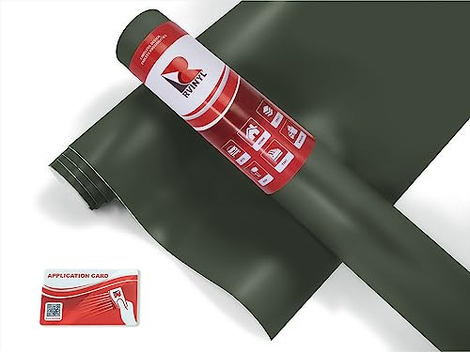 Avery Dennison SW900 732-O Matte Olive Green Supreme Wrapping Film Vinyl Vehi…
