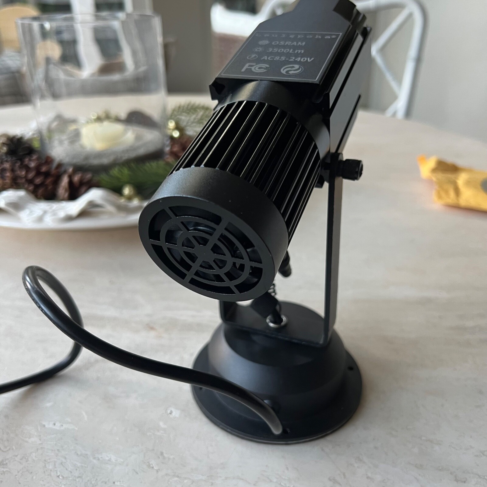 Logo GOBO Projector for Business, Rotational IP65 Waterproof Outdoor LED …