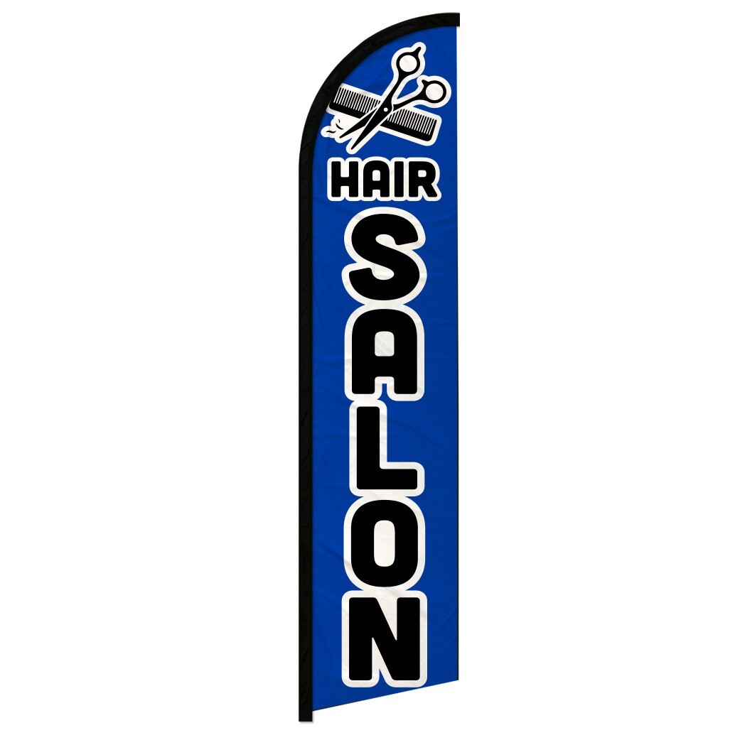Hair Salon Windless Swooper Flag Beauty Services