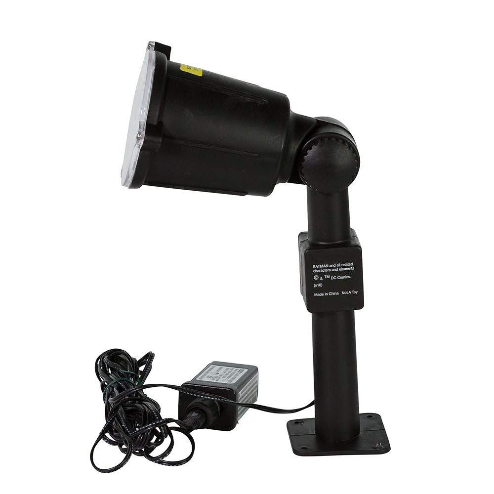 Kurt Adler Batman Bat Signal Projector, 14&Prime; 14&Prime;, Black