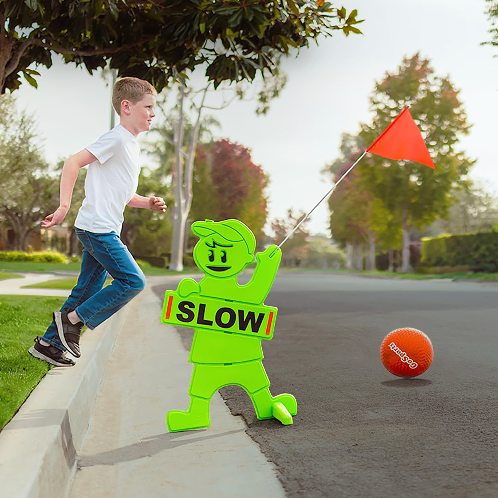 GoSports Kids at Play Safety Sign for Street- High Visibility Slow Down Sign …