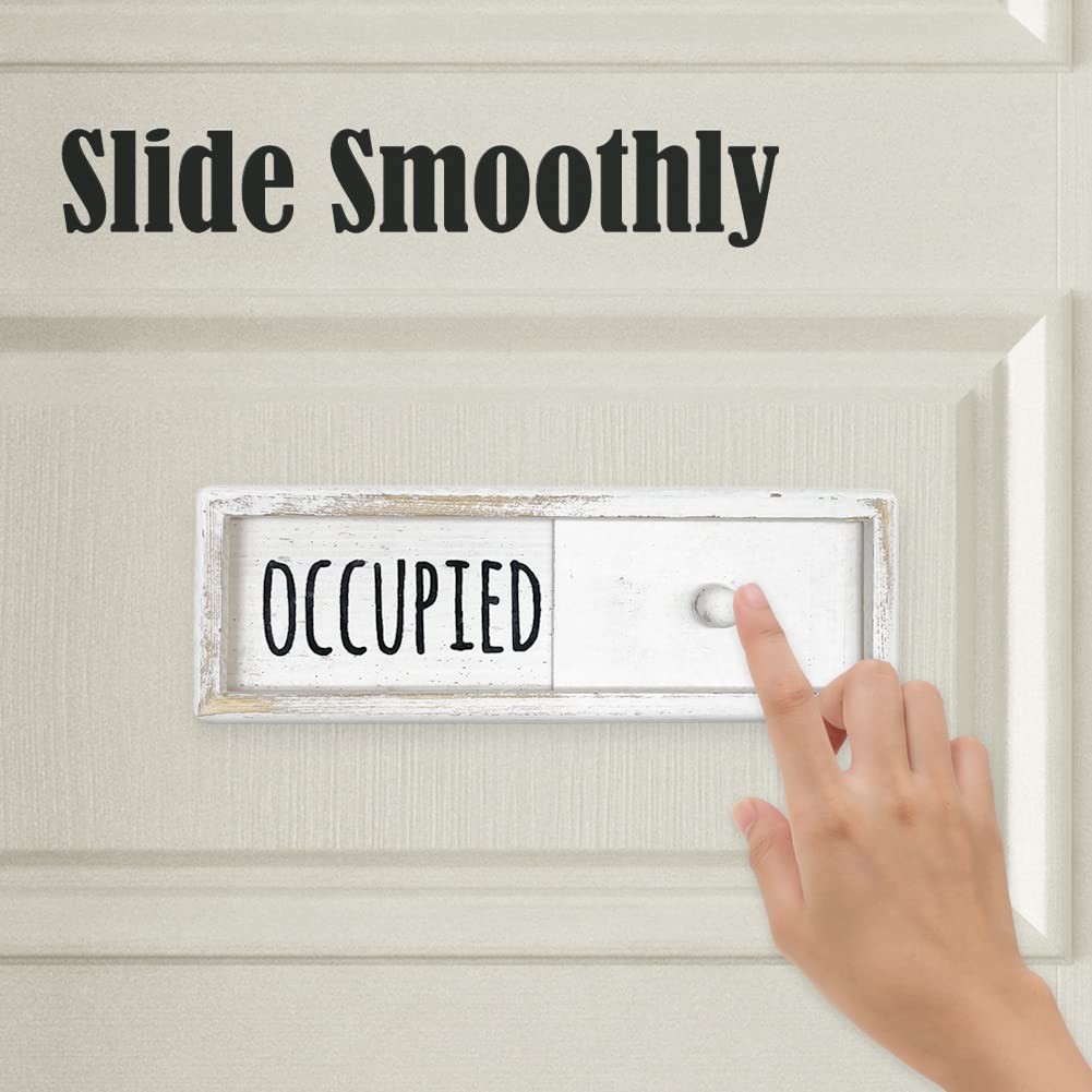 Vacant Occupied Privacy Sign – Privacy Door Sign for Home Office Restroom Con…