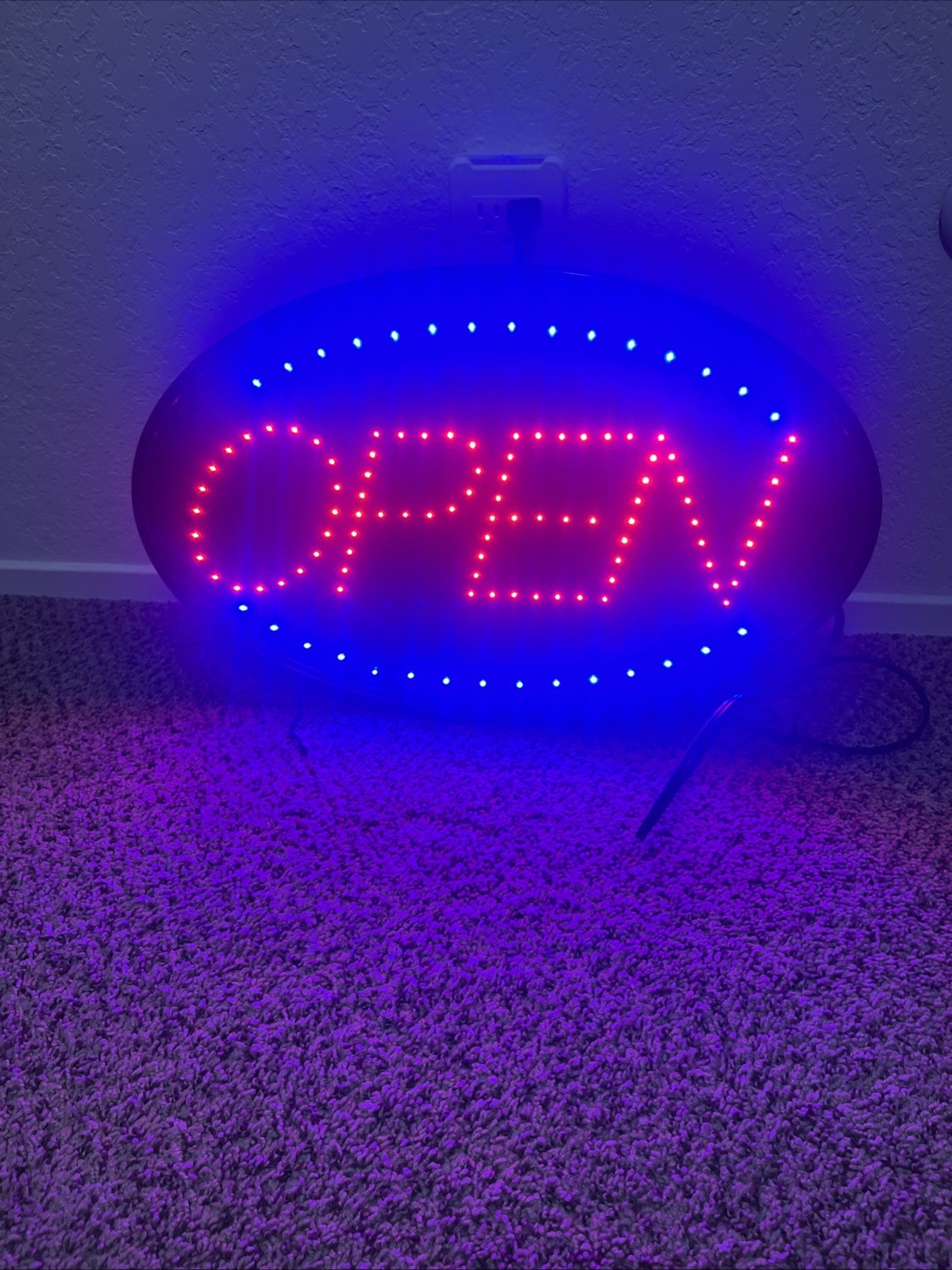 19&Prime;x10&Prime; LED Open Sign Business +On/Off Switch / Bright Light