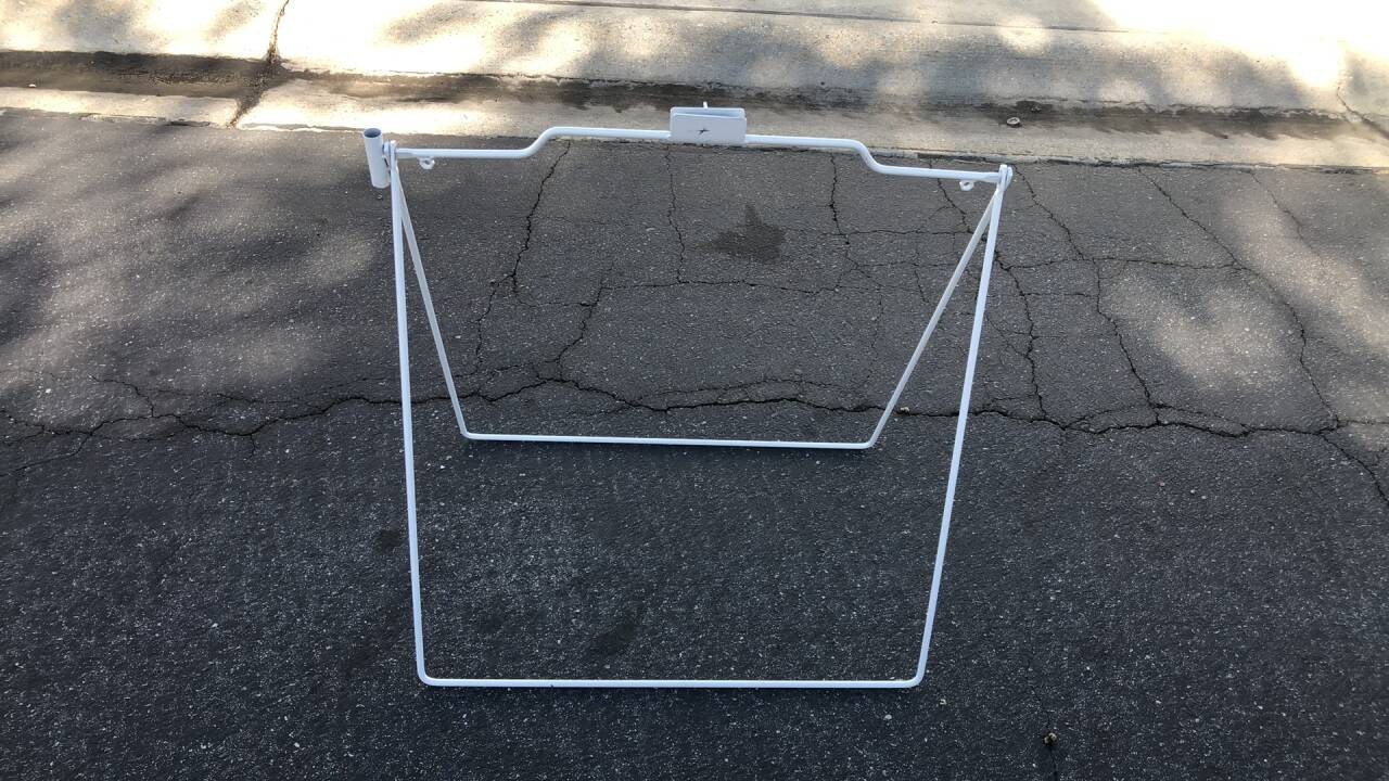 28&Prime;L x32&Prime;H White Real Estate Open House Sign Kit Metal A-Frame
