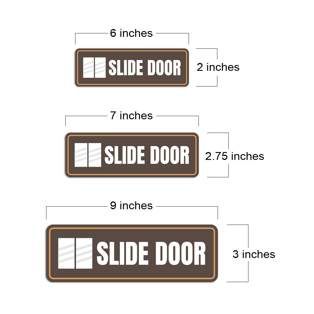 Standard Plus Slide Door Wall or Door Sign | Business and Workplace Signage