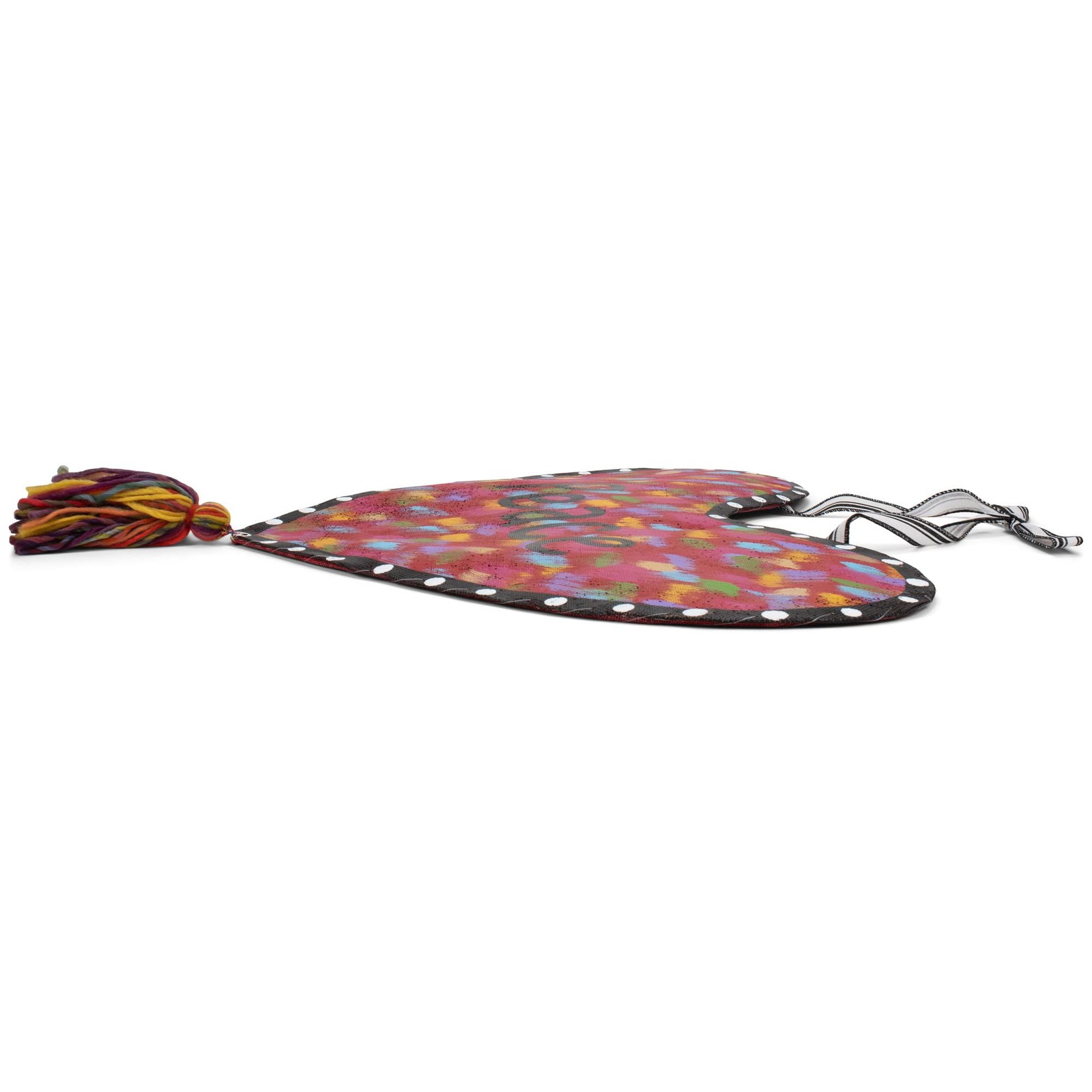 Demdaco Colorful Peace Heart Mesh Door Hanger, Aluminum, 22&Prime;x26&Prime;H
