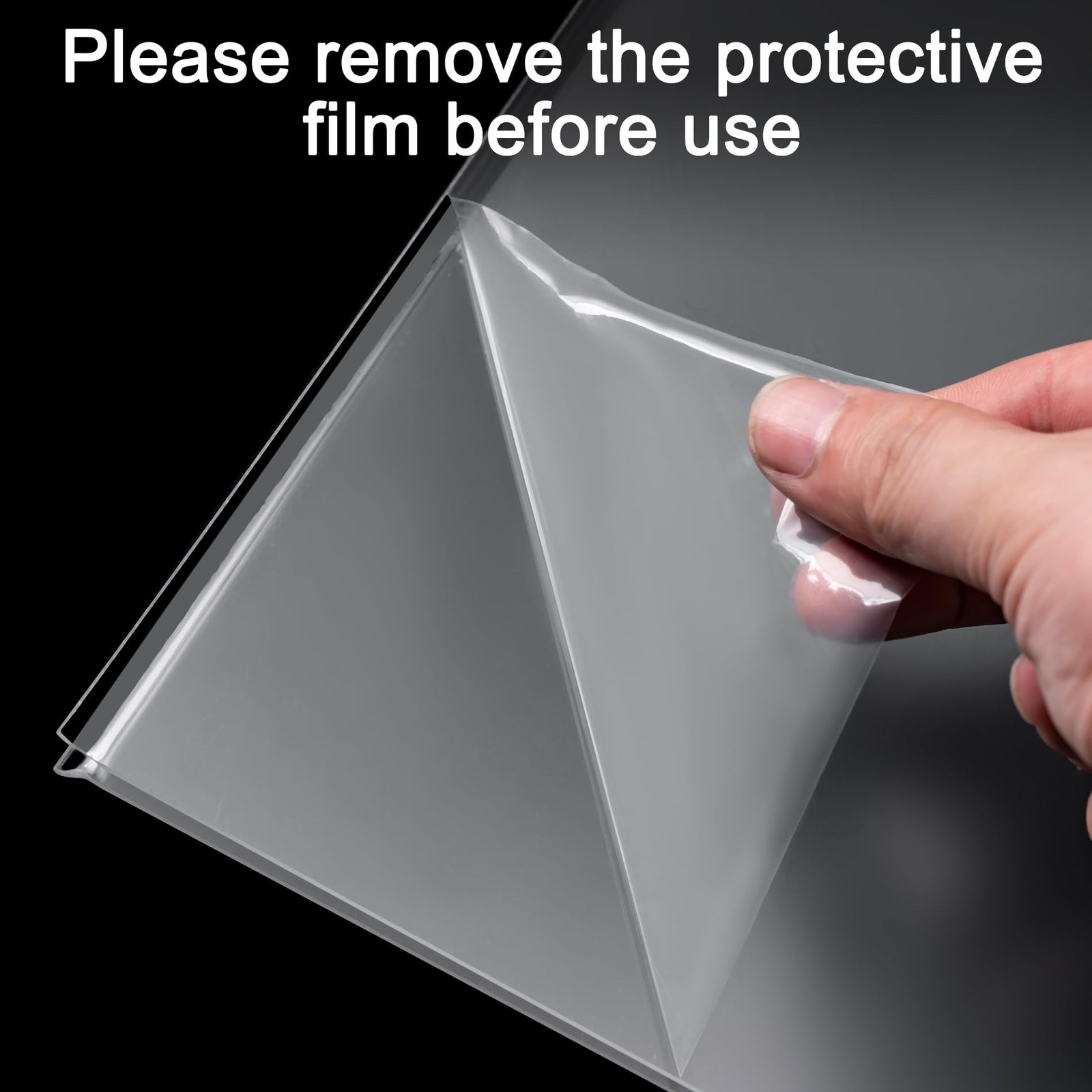 Hoewina Acrylic Sign Holder 8.5 x 11 Inch 3 Pack, Clear Display