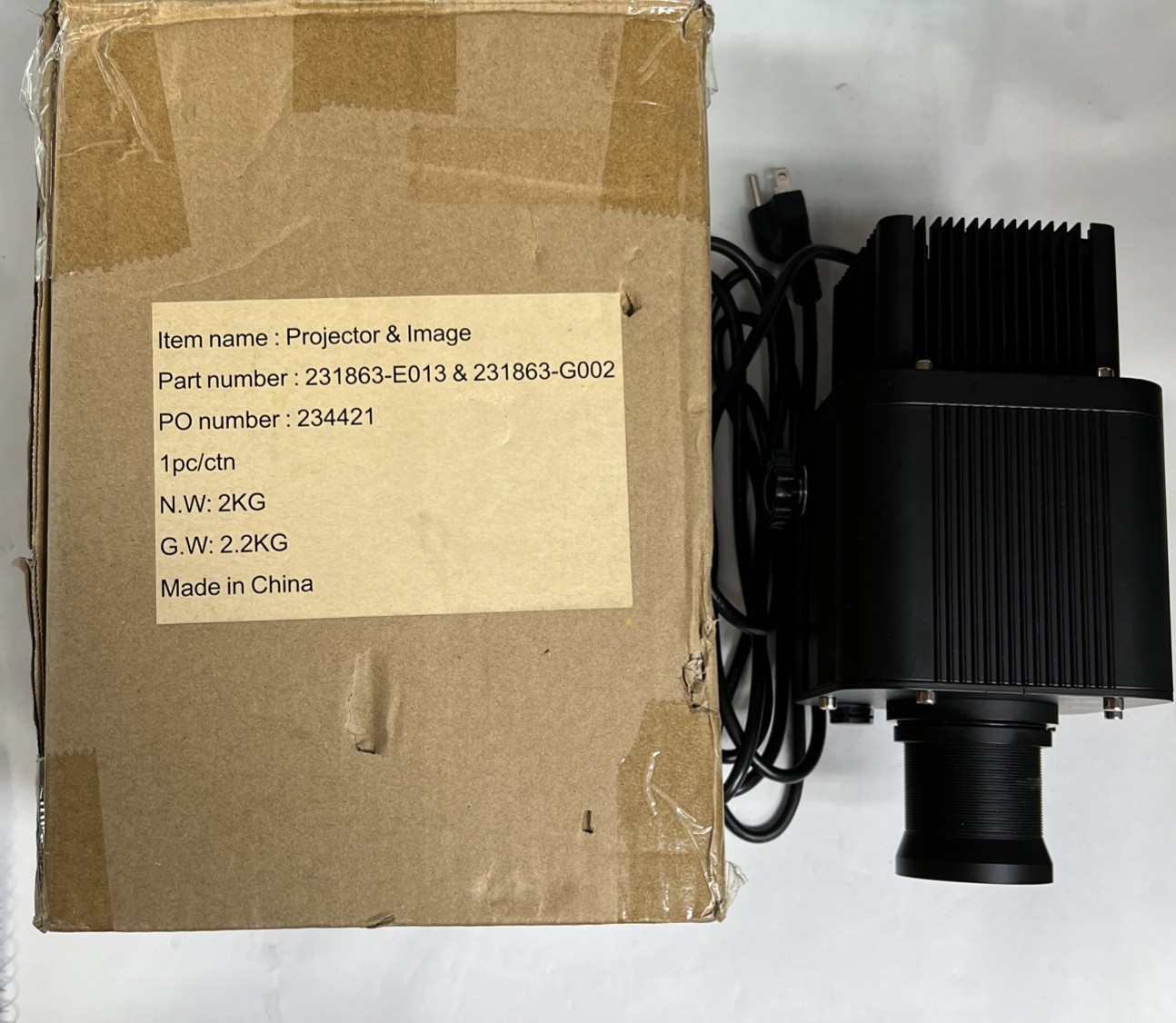 LED Projector IP65 Indoor or Outdoor Custom Logo for Advertising Signs
