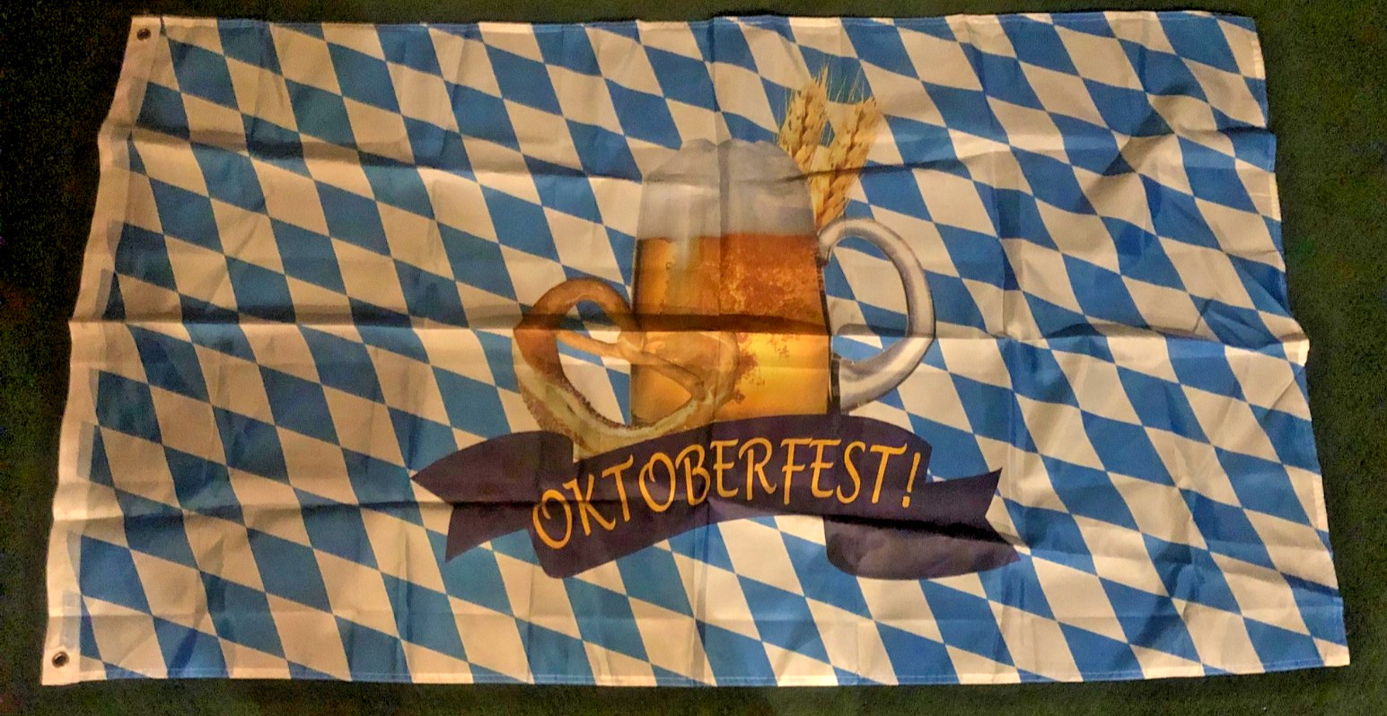 OKTOBER FEST nylon sign banner 62&Prime; x 36&Prime; set of TWO