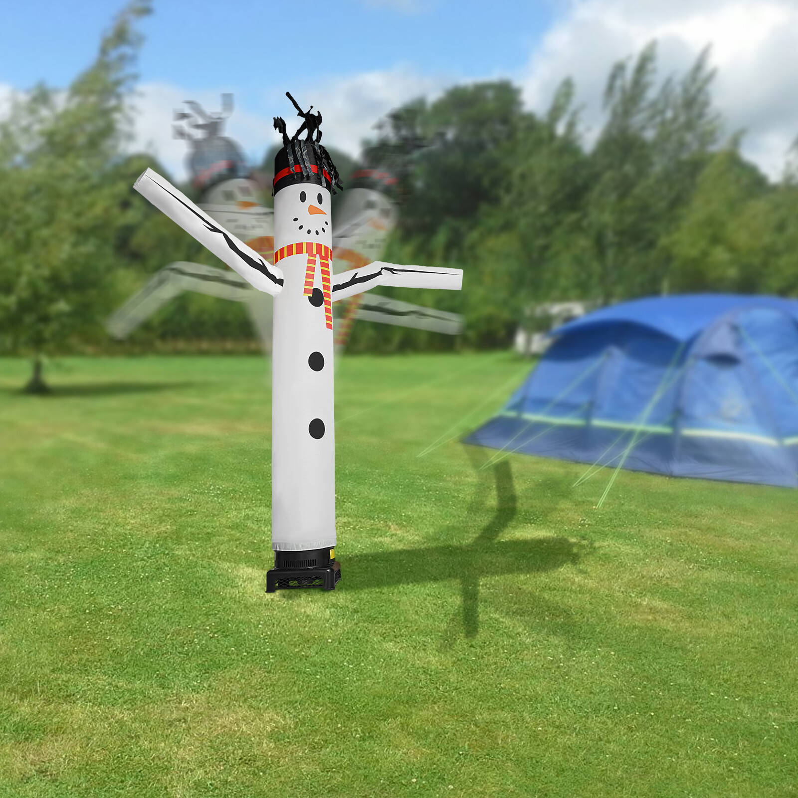 550W Wacky Waving Inflatable Tube W/ Fan Advertising Air Dancer Inflatable Tube