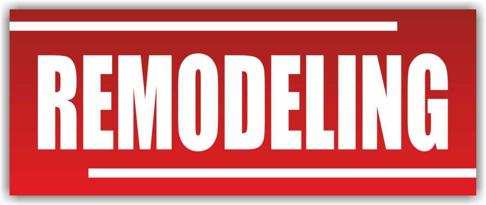 REMODELING Advertising Banner Vinyl Mesh Sign repair construction building
