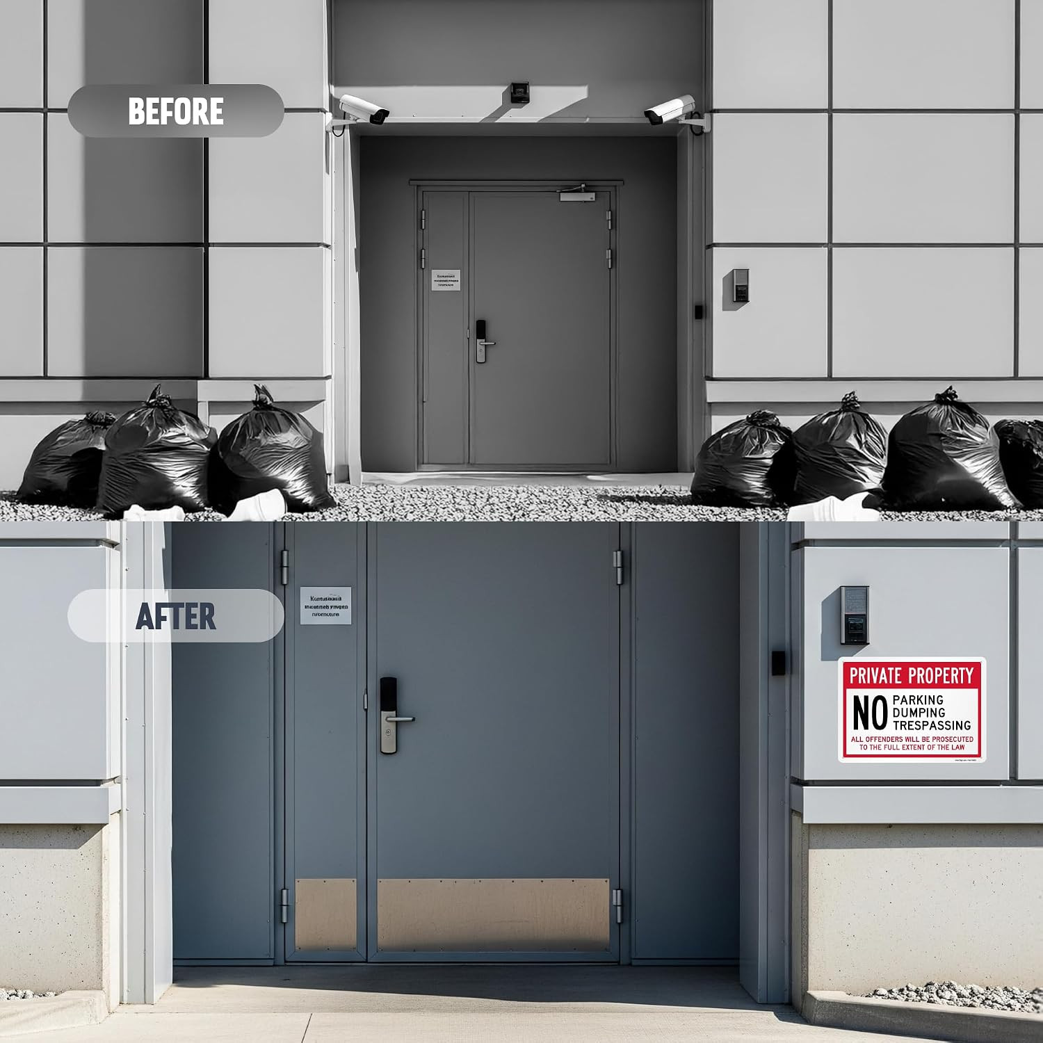 « Private Property – No Parking, Dumping, Trespassing, All Offenders